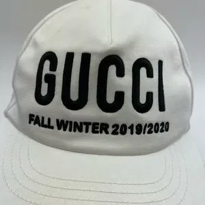 Gucci Hat/Cap White Size XL/59cm Gucci GG Baseball Hat in White – Gavriel.us main image 4